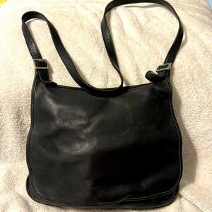 Black Coach cross body purse